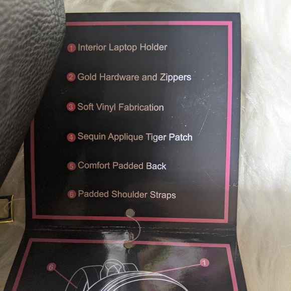 NWT Tiger Backpack Large - Picture 9 of 11